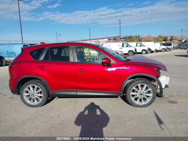 20279985 :رقم المزاد ، JM3KE4DY5F0487293 vin ، 2015 Mazda Cx-5 Gt مزاد بيع