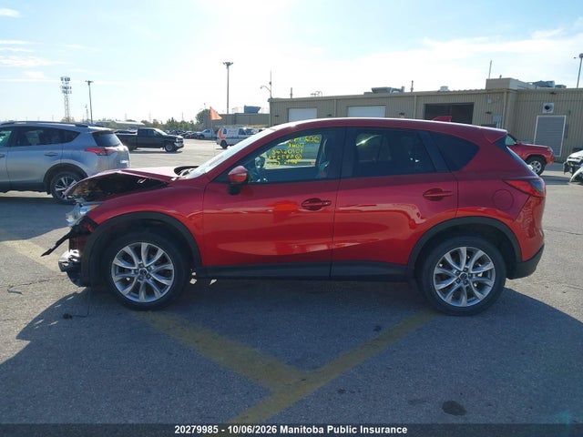 20279985 :رقم المزاد ، JM3KE4DY5F0487293 vin ، 2015 Mazda Cx-5 Gt مزاد بيع