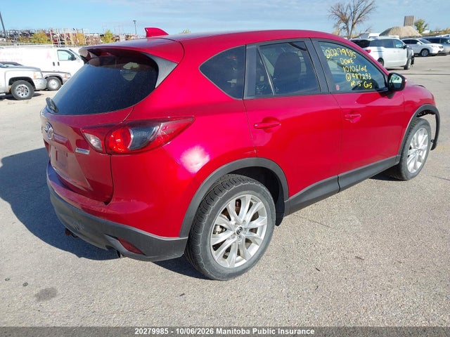 20279985 :رقم المزاد ، JM3KE4DY5F0487293 vin ، 2015 Mazda Cx-5 Gt مزاد بيع