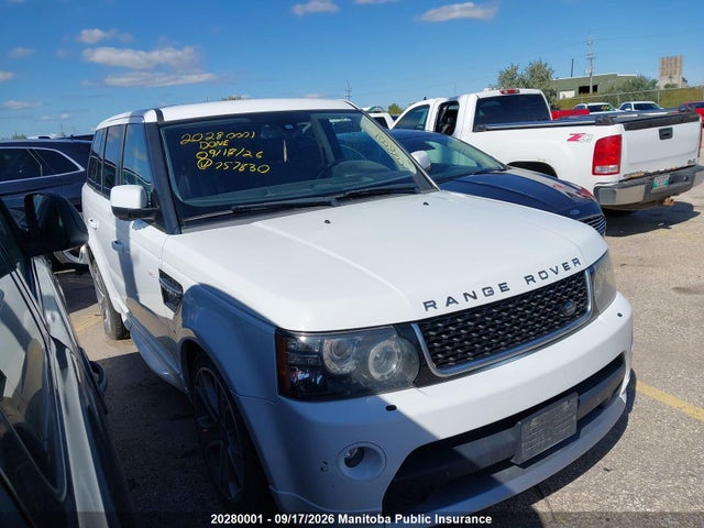 Aukcja sprzedaży 2012 Land Rover Range Rover Sport Hse, vin: SALSF2D40CA757830, numer aukcji: 20280001