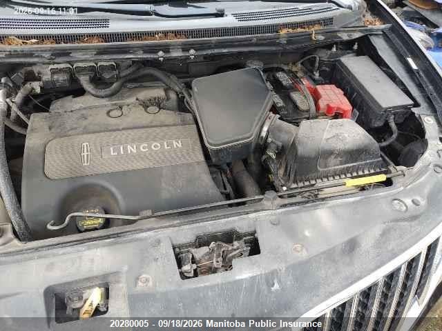 20280005 :رقم المزاد ، 2LMDJ8JK1DBL00163 vin ، 2013 Lincoln Mkx مزاد بيع