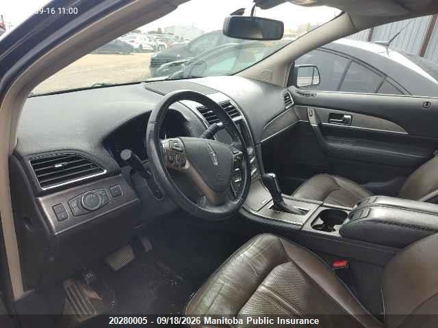 20280005 :رقم المزاد ، 2LMDJ8JK1DBL00163 vin ، 2013 Lincoln Mkx مزاد بيع