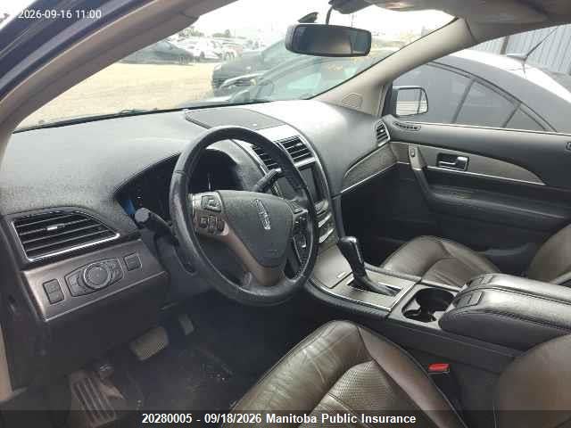 20280005 :رقم المزاد ، 2LMDJ8JK1DBL00163 vin ، 2013 Lincoln Mkx مزاد بيع