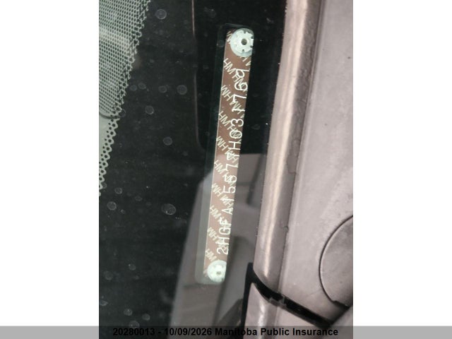 Aukcja sprzedaży 2007 Honda Civic Lx, vin: 2HGFA15577H031769, numer aukcji: 20280013