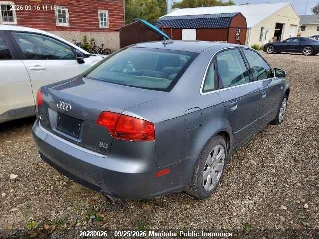Продажа на аукционе авто 2006 Audi A4 3.2 Quattro, vin: WAUDG78EX6A043587, номер лота: 20280026