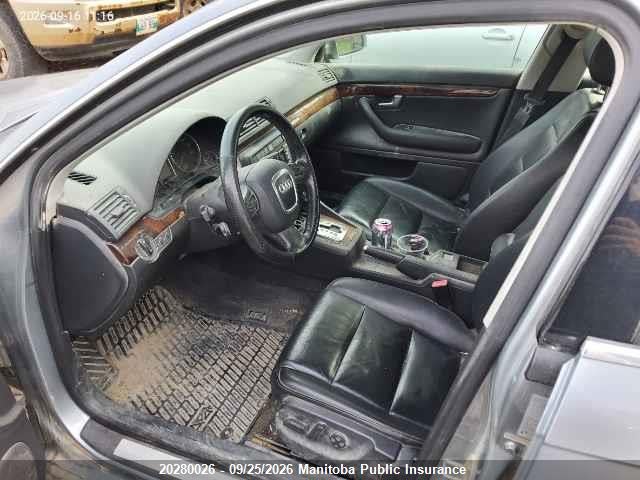 Продажа на аукционе авто 2006 Audi A4 3.2 Quattro, vin: WAUDG78EX6A043587, номер лота: 20280026