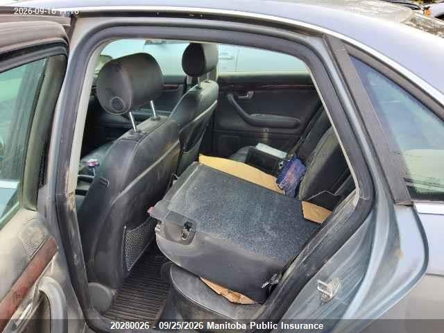 Продажа на аукционе авто 2006 Audi A4 3.2 Quattro, vin: WAUDG78EX6A043587, номер лота: 20280026