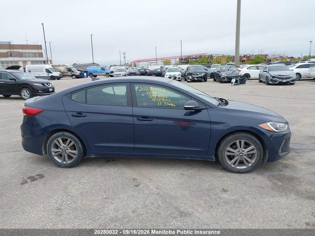 2017 Hyundai Elantra Gl მანქანა იყიდება აუქციონზე, vin: KMHD84LF6HU129622, აუქციონის ნომერი: 20280032