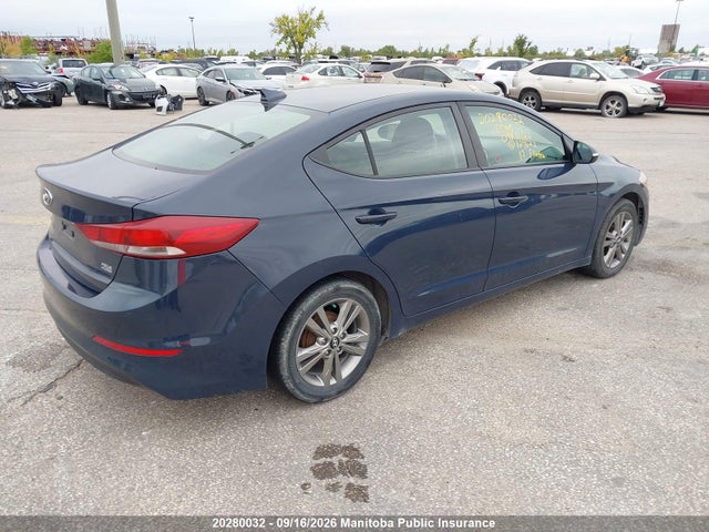 2017 Hyundai Elantra Gl მანქანა იყიდება აუქციონზე, vin: KMHD84LF6HU129622, აუქციონის ნომერი: 20280032