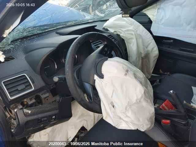 Продаж на аукціоні авто 2015 Subaru Impreza Wrx, vin: JF1VA1J62F9806041, номер лоту: 20280043