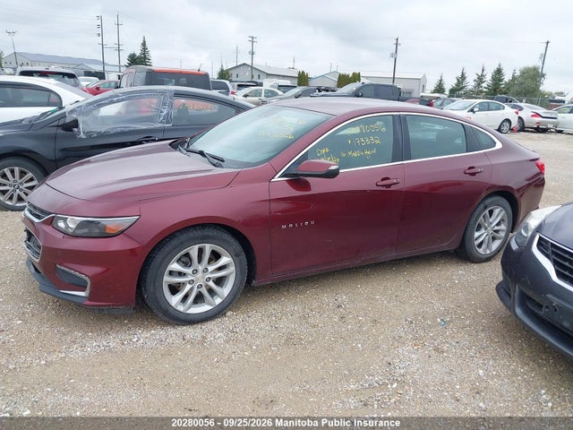 2016 Chevrolet Malibu Hybrid მანქანა იყიდება აუქციონზე, vin: 1G1ZJ5SU8GF173332, აუქციონის ნომერი: 20280056