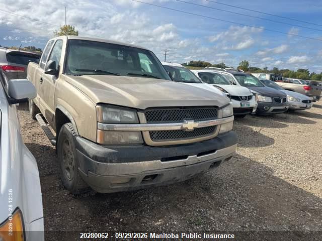 Продаж на аукціоні авто 2005 Chevrolet Silverado 1500 Ext Cab, vin: 2GCEK19B351355671, номер лоту: 20280062