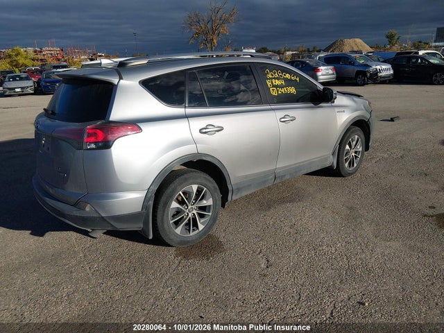 2018 Toyota Rav4 Le Hybrid მანქანა იყიდება აუქციონზე, vin: JTMRJREV5JD243388, აუქციონის ნომერი: 20280064