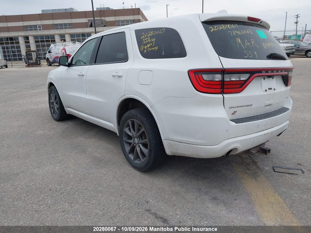 1C4RDJDG6JC404803 Dodge DURANGO GT
