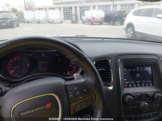 1C4RDJDG6JC404803 Dodge DURANGO GT