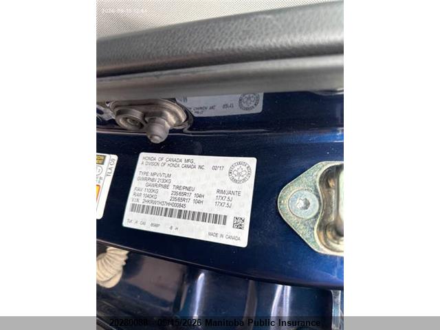 Honda CR-V LX 2017 2HKRW1H37HH000845 Image 9