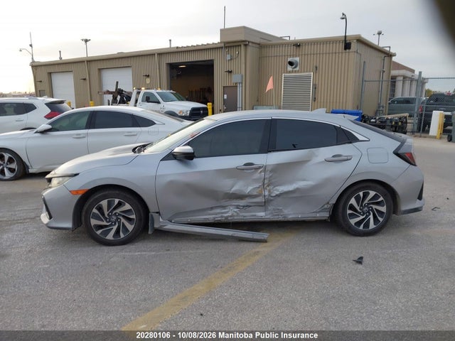 20280106 :رقم المزاد ، SHHFK7H29HU302045 vin ، 2017 Honda Civic Lx مزاد بيع