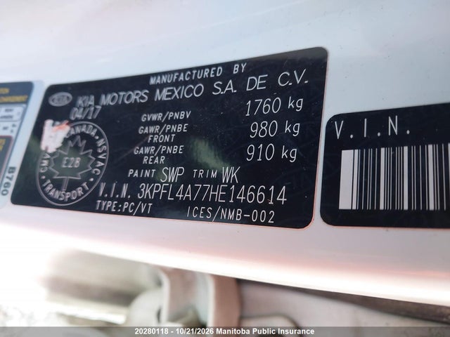 KIA FORTE LX 2017 3KPFL4A77HE146614 Image 9