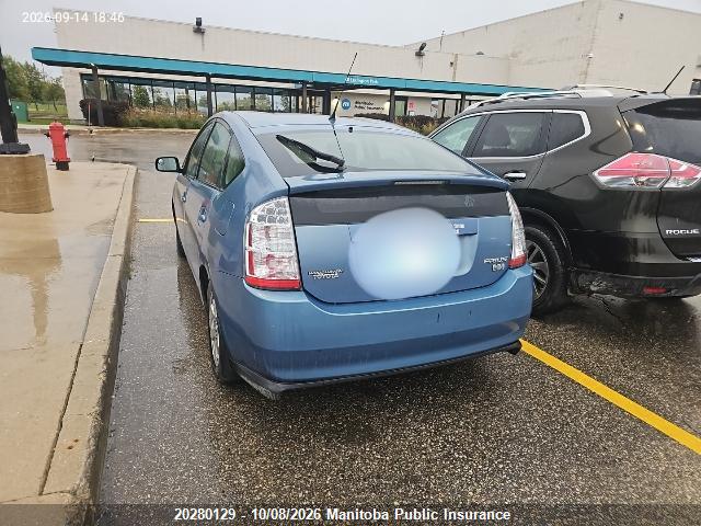 Aukcja sprzedaży 2007 Toyota Prius, vin: JTDKB20U177090617, numer aukcji: 20280129
