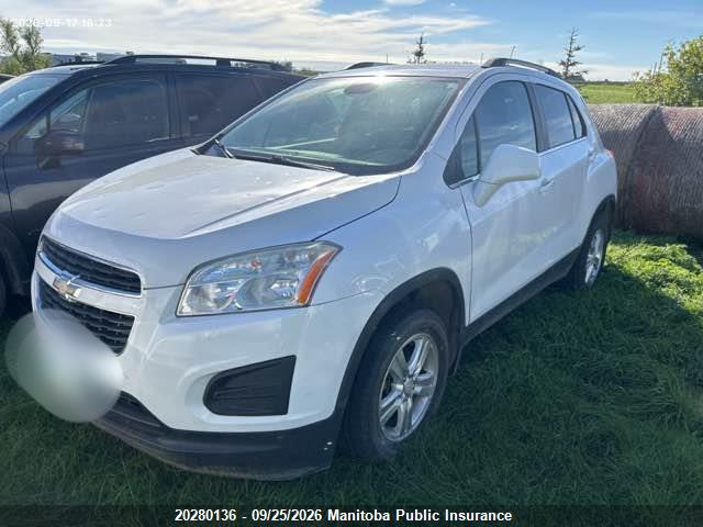 2014 Chevrolet Trax Lt მანქანა იყიდება აუქციონზე, vin: 3GNCJPEB9EL168797, აუქციონის ნომერი: 20280136