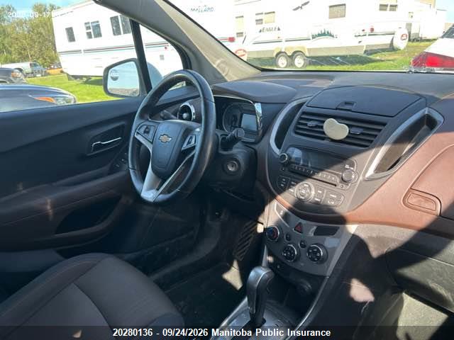2014 Chevrolet Trax Lt მანქანა იყიდება აუქციონზე, vin: 3GNCJPEB9EL168797, აუქციონის ნომერი: 20280136