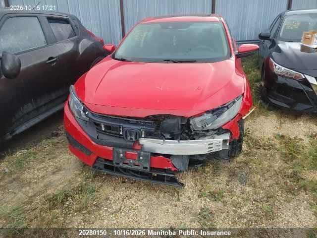 2HGFC2F84JH006182 Honda CIVIC EX