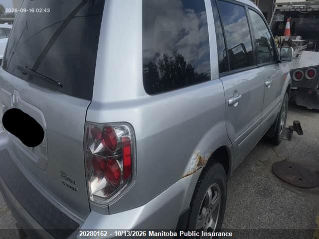 Продажа на аукционе авто 2006 Honda Pilot Ex, vin: 2HKYF18436H003503, номер лота: 20280162
