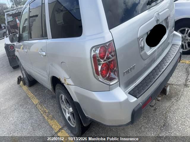 Продажа на аукционе авто 2006 Honda Pilot Ex, vin: 2HKYF18436H003503, номер лота: 20280162