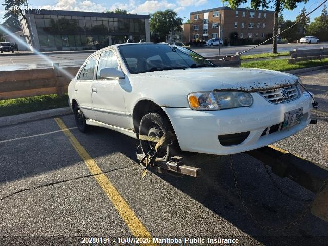 Продаж на аукціоні авто 2001 Toyota Corolla S, vin: 2T1BR12E41C816083, номер лоту: 20280191