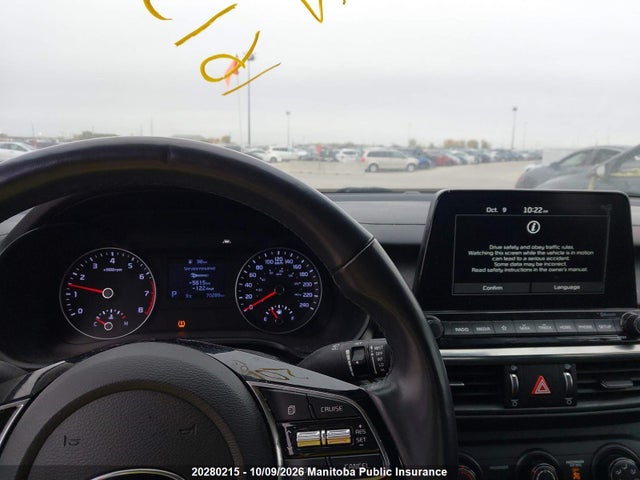 2020 Kia Forte Ex მანქანა იყიდება აუქციონზე, vin: 3KPF54AD7LE161574, აუქციონის ნომერი: 20280215