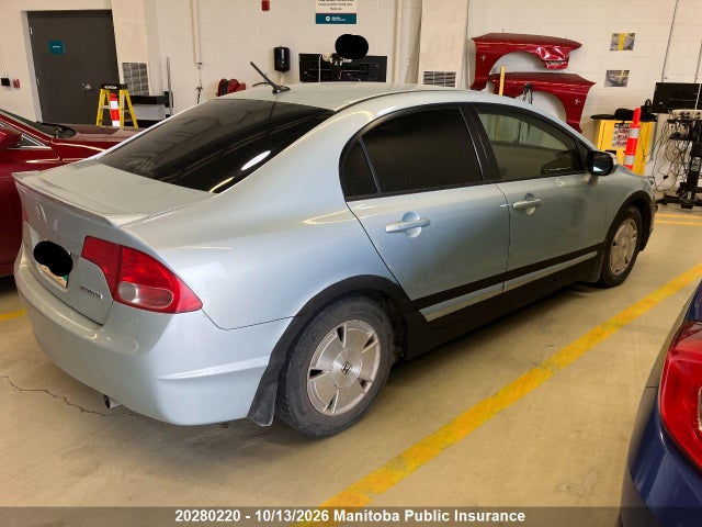 20280220 :رقم المزاد ، JHMFA36208S801592 vin ، 2008 Honda Civic Hybrid مزاد بيع