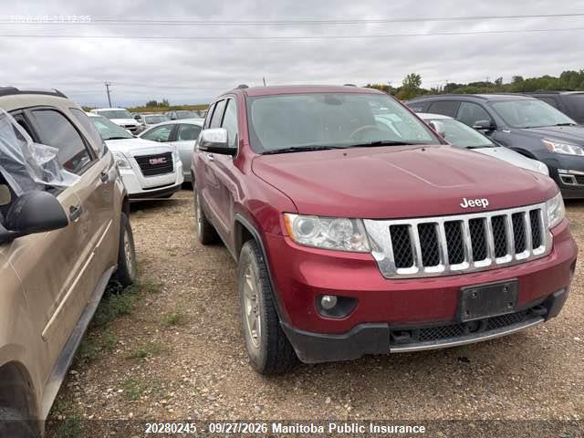 Продаж на аукціоні авто 2013 Jeep Grand Cherokee Overland, vin: 1C4RJFCG4DC652477, номер лоту: 20280245