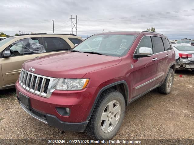 Продаж на аукціоні авто 2013 Jeep Grand Cherokee Overland, vin: 1C4RJFCG4DC652477, номер лоту: 20280245