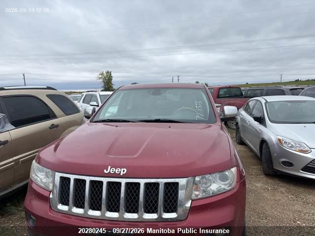 Продаж на аукціоні авто 2013 Jeep Grand Cherokee Overland, vin: 1C4RJFCG4DC652477, номер лоту: 20280245