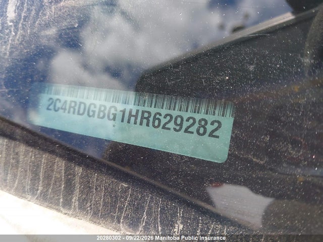 Dodge Grand Caravan Sxt 2017 2C4RDGBG1HR629282 Image 9