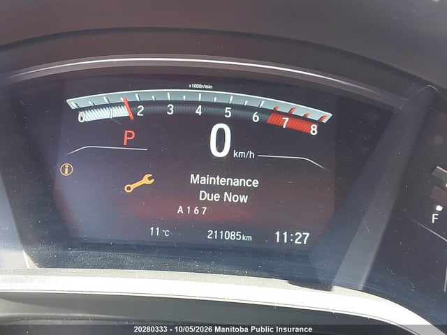 20280333 :رقم المزاد ، 2HKRW2H83JH110766 vin ، 2018 Honda Cr-v Ex-l مزاد بيع