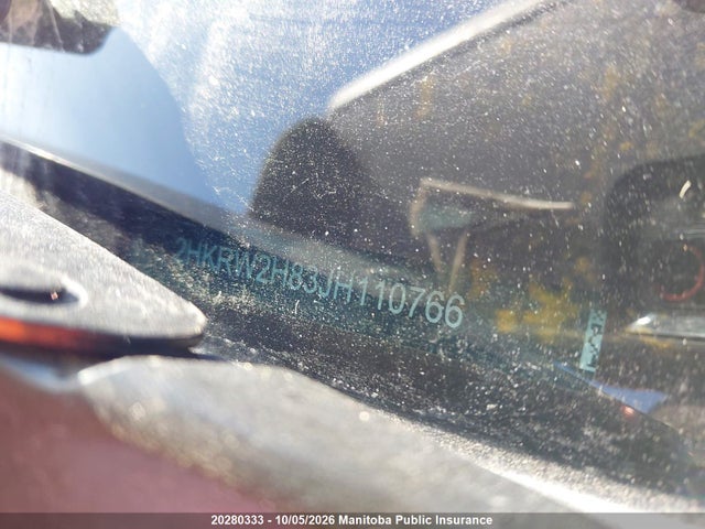 20280333 :رقم المزاد ، 2HKRW2H83JH110766 vin ، 2018 Honda Cr-v Ex-l مزاد بيع