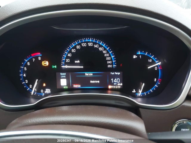 20280341 :رقم المزاد ، 3GYFNGE31GS529798 vin ، 2016 Cadillac Srx V6 مزاد بيع