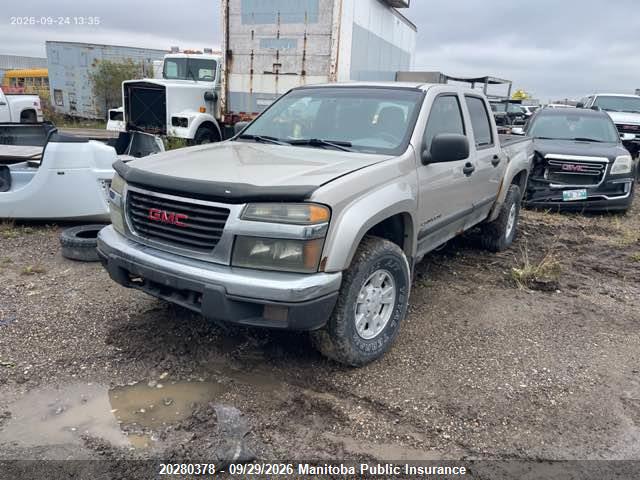 Aukcja sprzedaży 2004 Gmc Canyon Sle Crew Cab, vin: 1GTDT136848181287, numer aukcji: 20280378