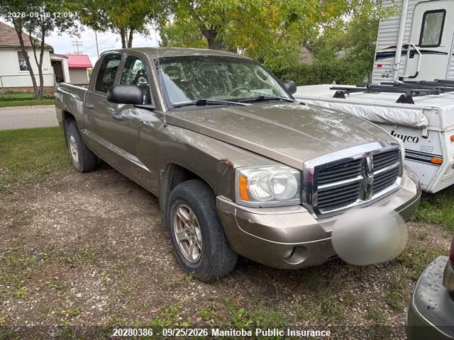 20280386 :رقم المزاد ، 1D7HW48N26S580928 vin ، 2006 Dodge Dakota Slt V8 Quad Cab مزاد بيع