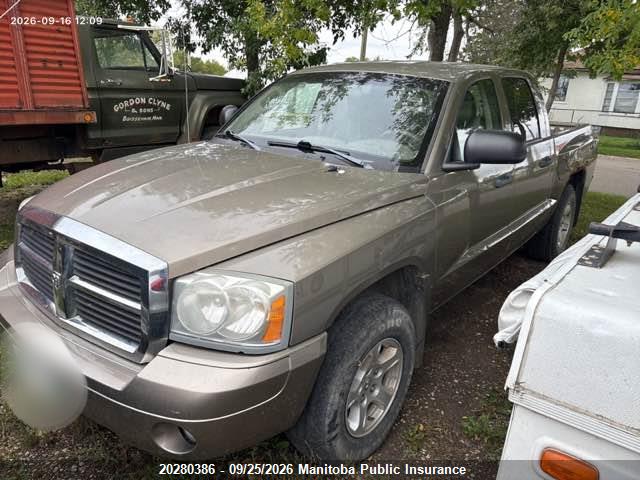 Aukcja sprzedaży 2006 Dodge Dakota Slt V8 Quad Cab, vin: 1D7HW48N26S580928, numer aukcji: 20280386