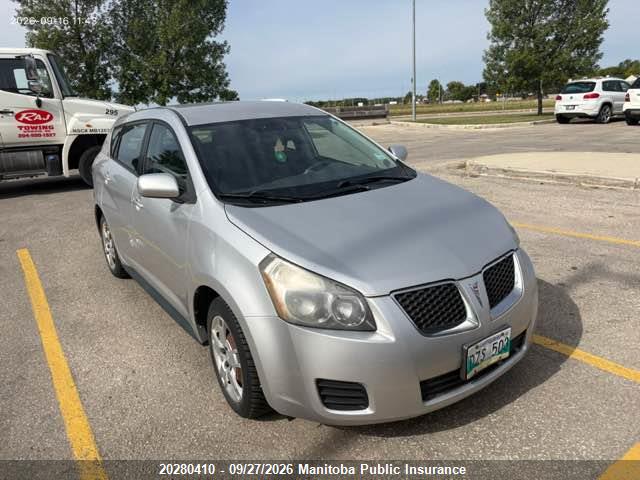 20280410 :رقم المزاد ، 5Y2SP67079Z437922 vin ، 2009 Pontiac Vibe مزاد بيع
