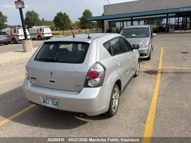 20280410 :رقم المزاد ، 5Y2SP67079Z437922 vin ، 2009 Pontiac Vibe مزاد بيع