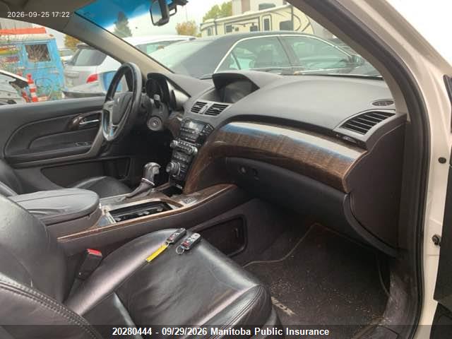 Продаж на аукціоні авто 2011 Acura Mdx Tech, vin: 2HNYD2H6XBH001029, номер лоту: 20280444
