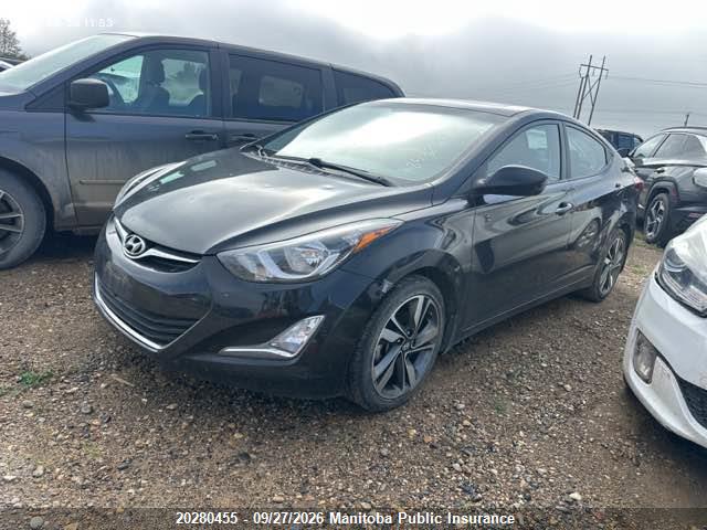 Продажа на аукционе авто 2016 Hyundai Elantra Gls, vin: KMHDH4AH8GU590761, номер лота: 20280455