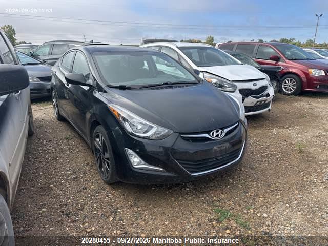 Продаж на аукціоні авто 2016 Hyundai Elantra Gls, vin: KMHDH4AH8GU590761, номер лоту: 20280455