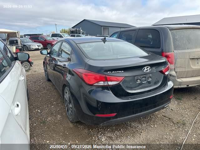 Продаж на аукціоні авто 2016 Hyundai Elantra Gls, vin: KMHDH4AH8GU590761, номер лоту: 20280455