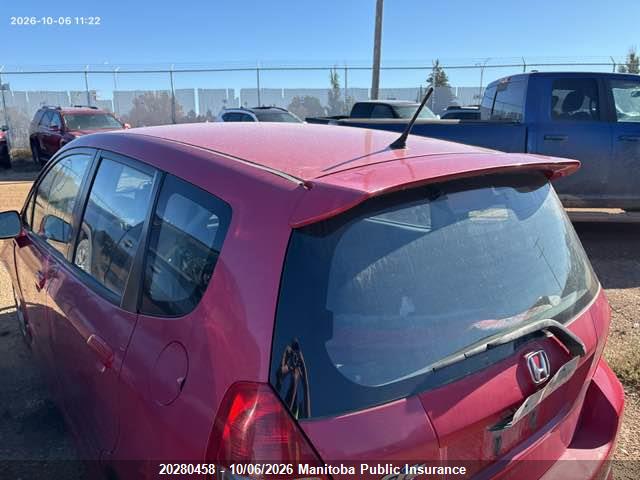 2007 Honda Fit Sport მანქანა იყიდება აუქციონზე, vin: JHMGD38637S809793, აუქციონის ნომერი: 20280458