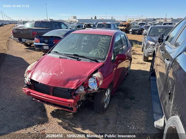 2007 Honda Fit Sport მანქანა იყიდება აუქციონზე, vin: JHMGD38637S809793, აუქციონის ნომერი: 20280458