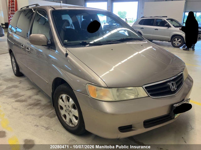 20280471 :رقم المزاد ، 2HKRL18614H000501 vin ، 2004 Honda Odyssey Ex مزاد بيع